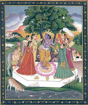 Krishna with Gopis