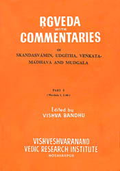 Rgveda with Four Commentaries (Skandasvamin, Udgitha, Venkata Madhava and Mudgala): Eight Volumes (Sanskrit Only)