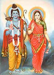 Whole world is Rama Sita I know,
With folded hands to them I bow.