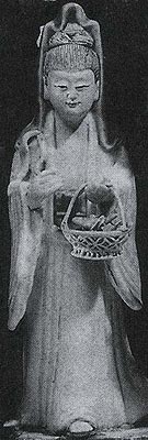 Kuan Yin Holding a Fisherwomen's Basket