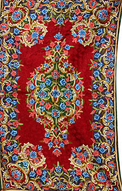 Finely Embroidered Asana Mat