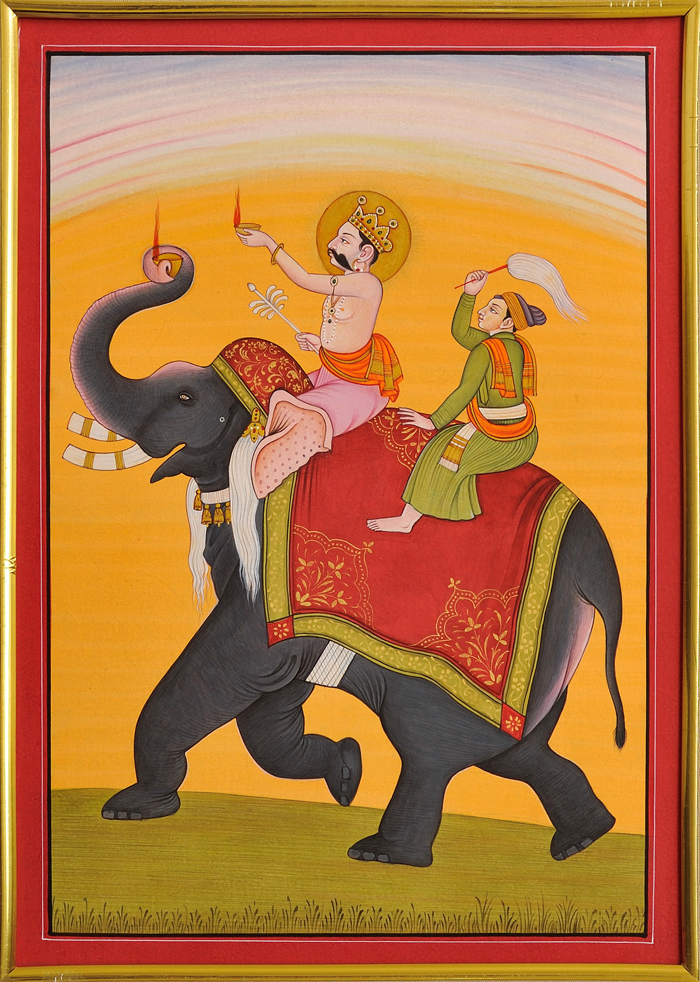 Deepak Raga (Kangra Painting)