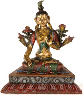 Buddhist Long Life Goddess - White Tara