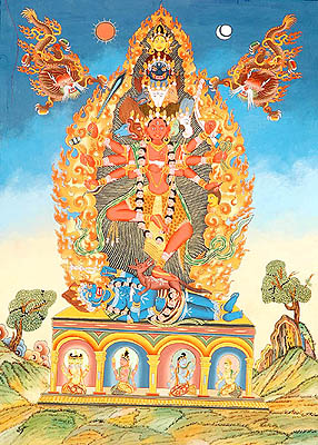 Guhyakali - The Secret Form of Goddess Kali