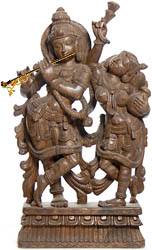 Radha and Krishna Dancing