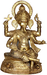 Tribal Ganesha ((Tribal Sculpture from Bastar)